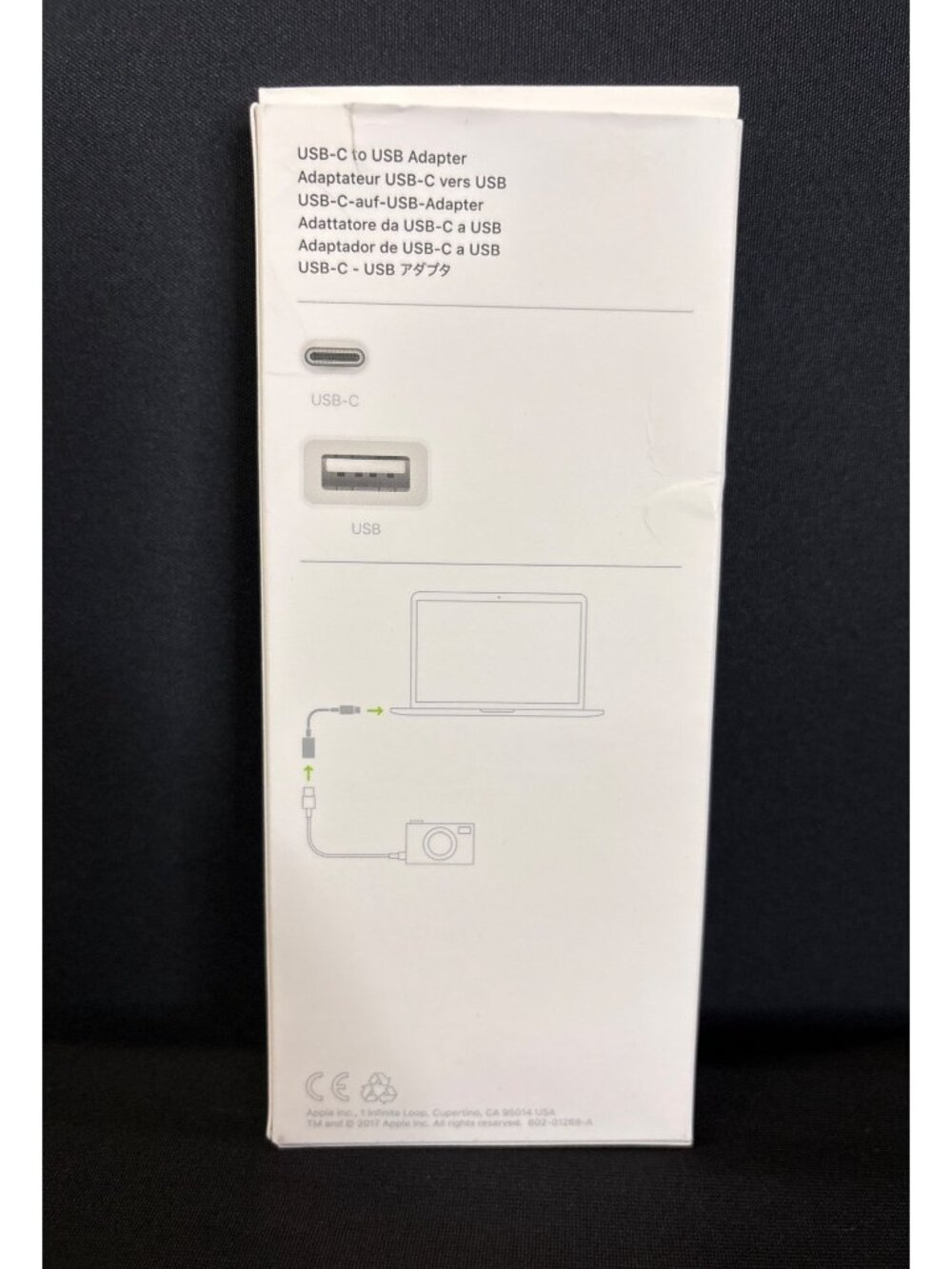 Apple USB-C To USB Adapter Original Box - Accessories MJ1M2AM/A EMPTY BOX ONLY - Picture 3 of 7